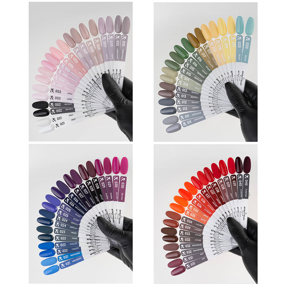 Spectrum — Nail tips 001-040 (set of 40)