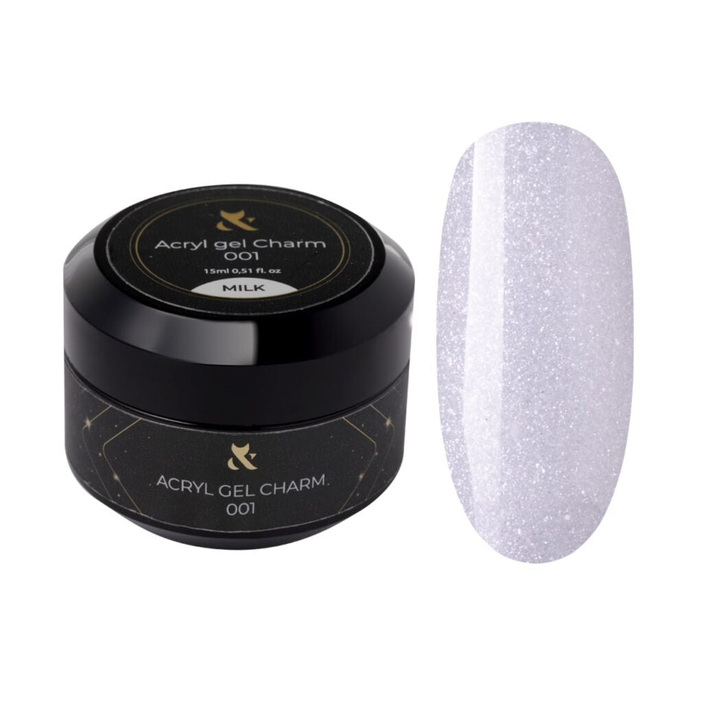 F.O.X Acryl Gel Charm 001, Milk, 15 ml