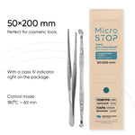 MicroStop ECO Dry Heat Sterilization Pouches with class 4 indicator Kraft Bags 50×200 mm (100 pcs)