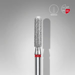 Staleks Diamond nail drill bit "rounded cylinder" red, 2.5 mm