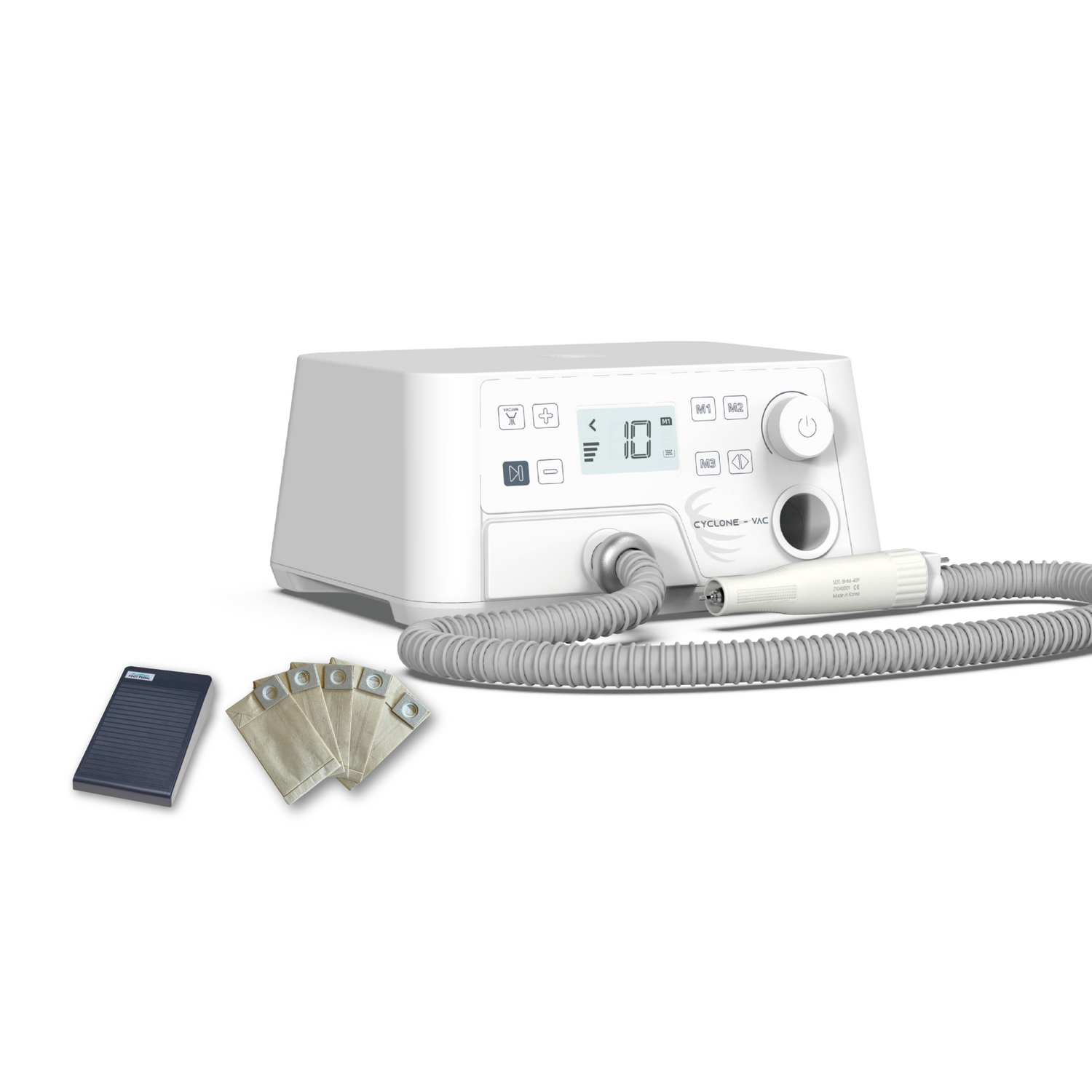 Saeyang PODO Machine Cyclone-VAC 40K RPM with built-in vacuum + variable pedal