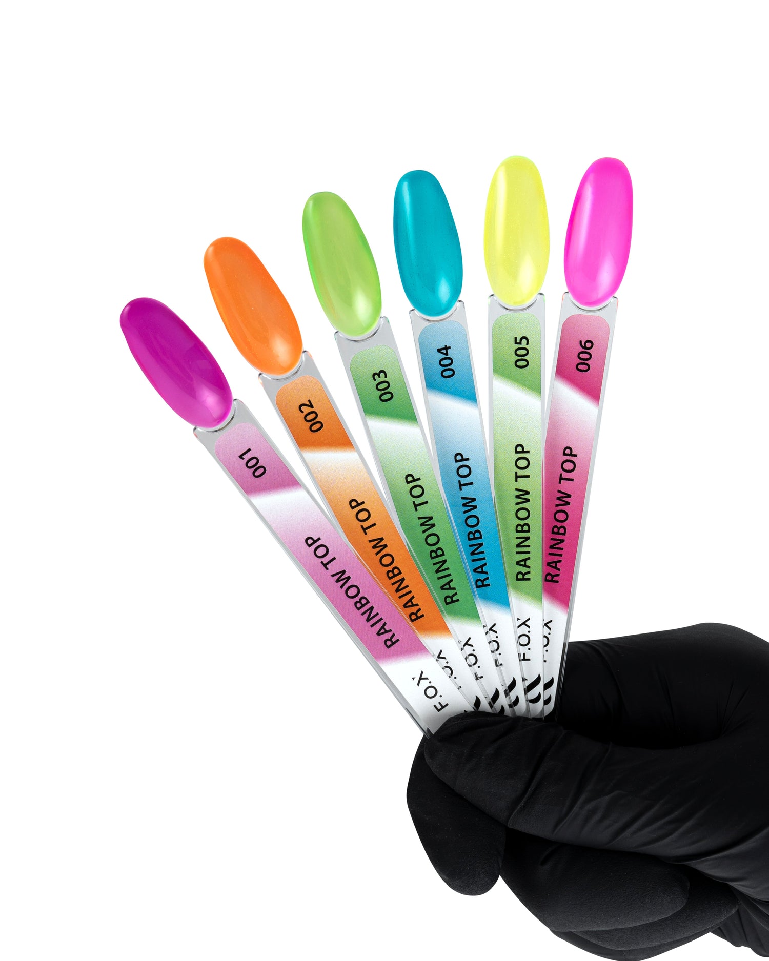 F.O.X Top Rainbow — Nail tips (set of 6)