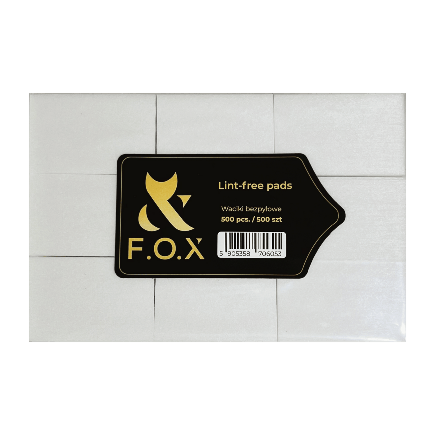 F.O.X Lint-free nail pads (500 pcs) - F.O.X Nails USA