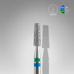 Staleks Diamond nail drill bit DUO "frustum" blue-green, 2.5 mm