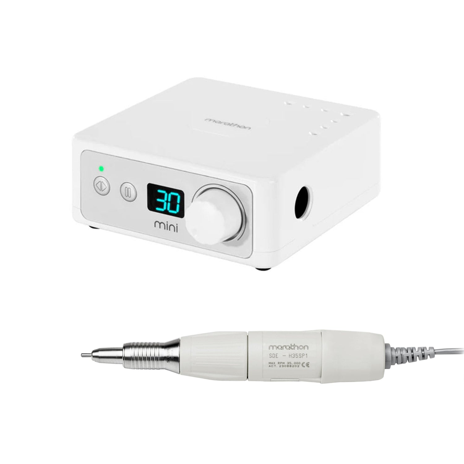 (Pre order) Saeyang Marathon K35 Mini + H35SP1 35k RPM — Original E-File Nail Drill Machine