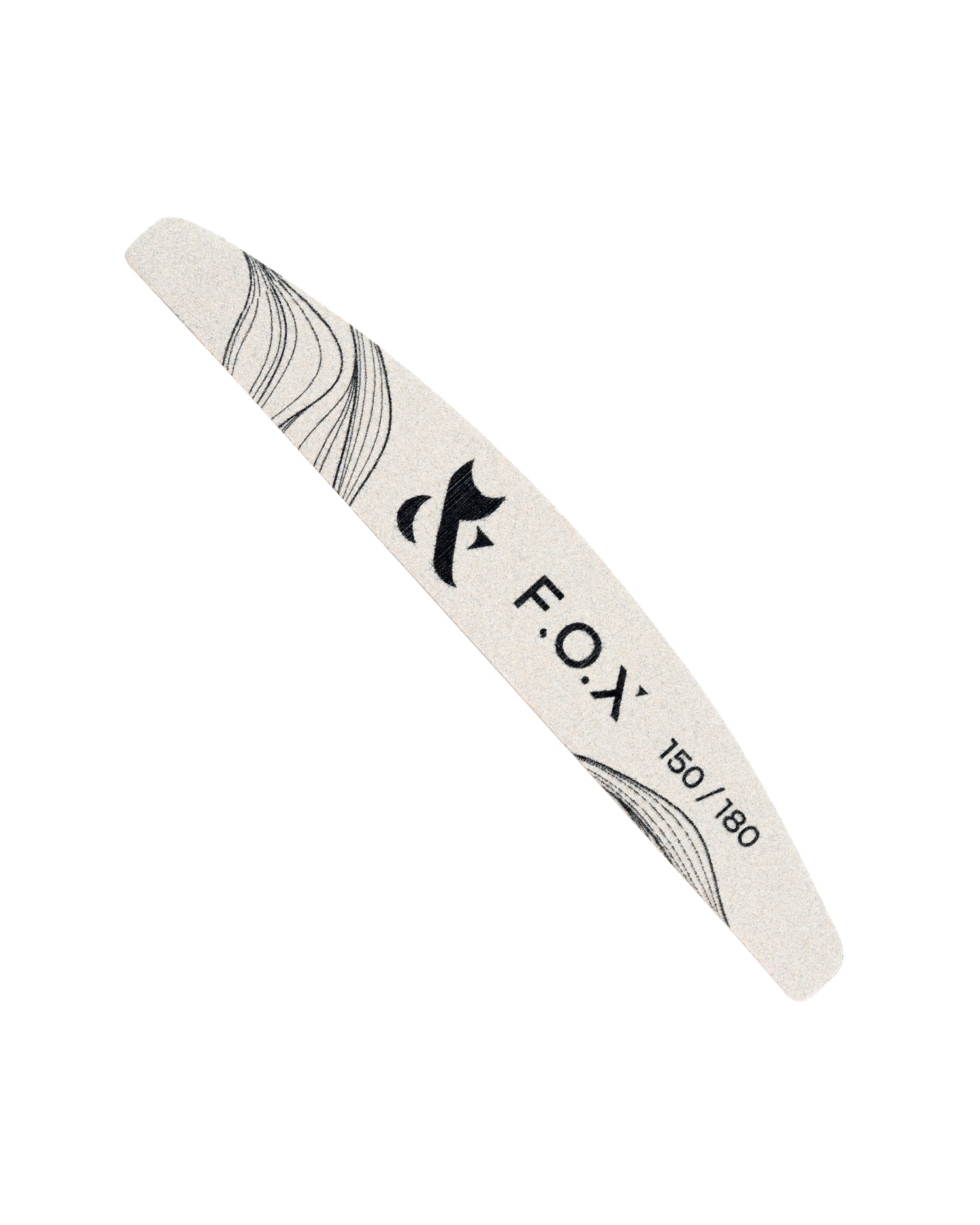 F.O.X Crescent Nail File w soft interlayer, 150/180 grit