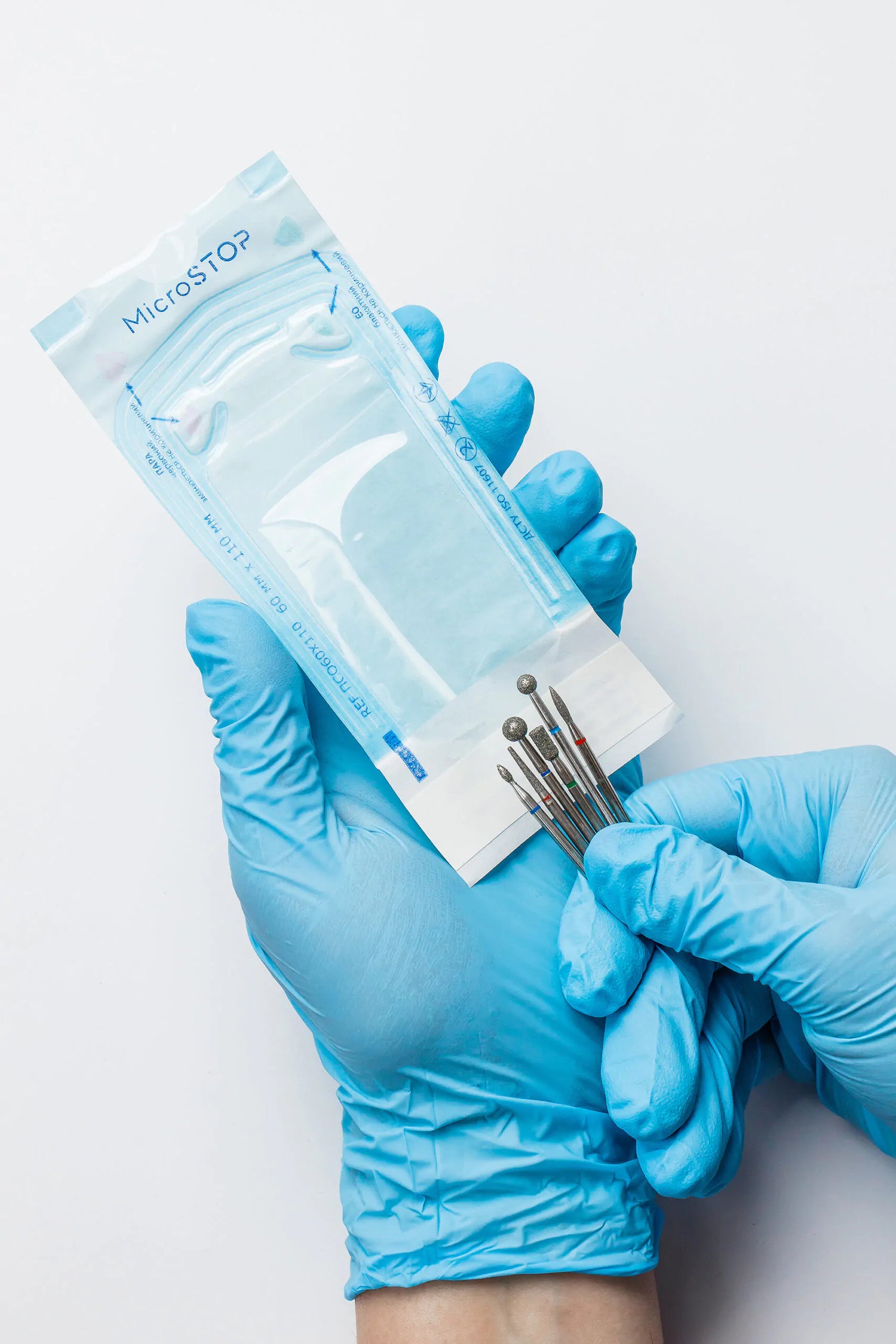 MicroStop self-adhesive pouches for sterilization in an autoclave, 60x110 mm (200 pcs)