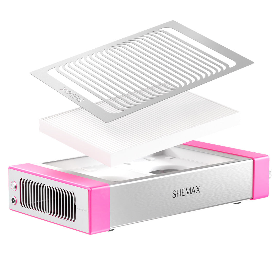 NEW SHEMAX Style PRO Pink — Professional manicure nail dust collector