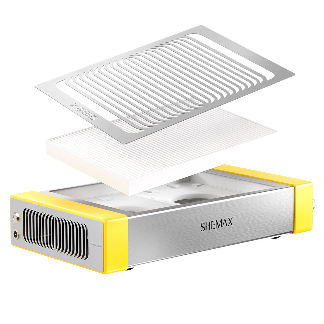 NEW SHEMAX Style PRO Yellow – Professional nail dust collector