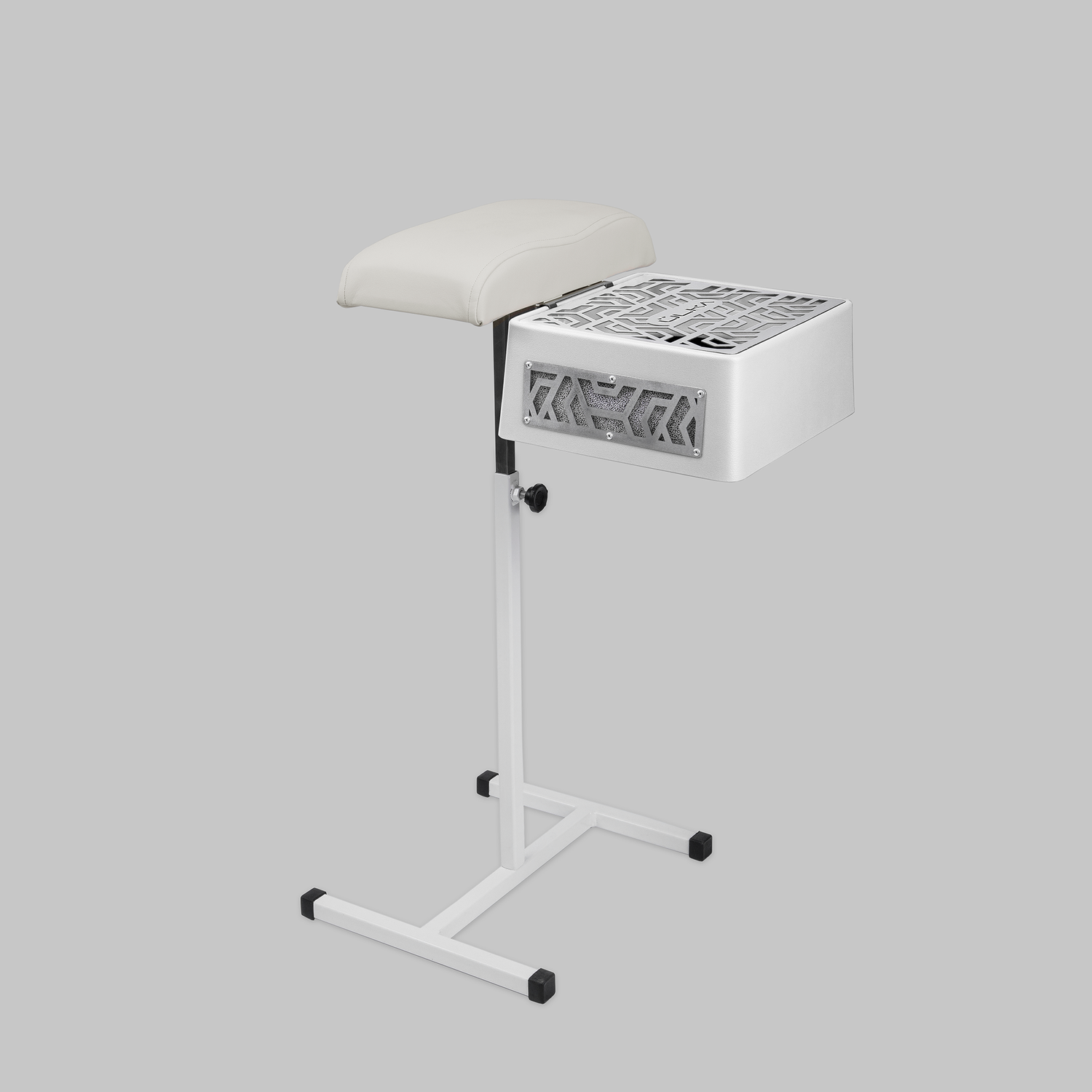 ULKA Pedicure Premium White nail dust collector on the white stand