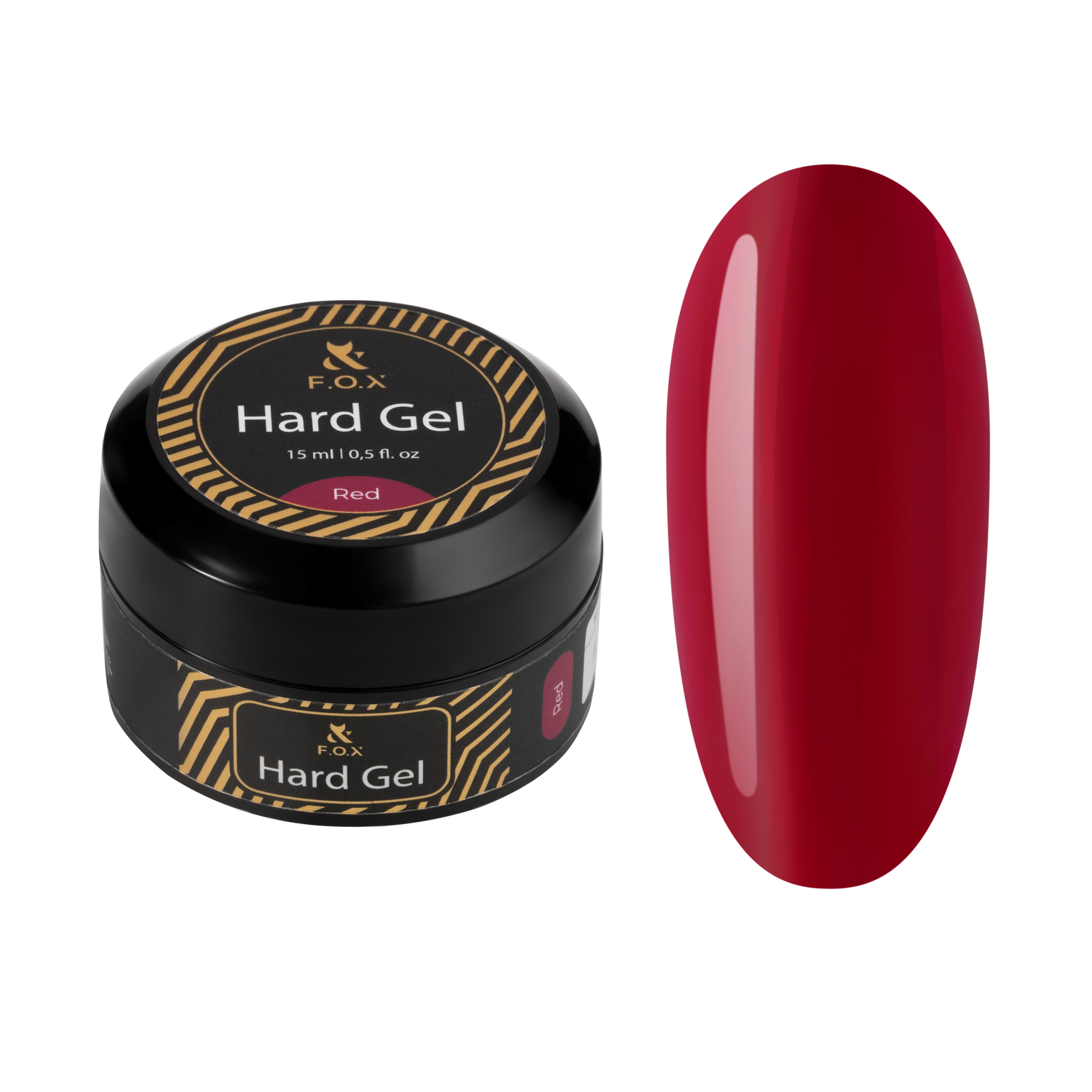 F.O.X Hard Gel Red, 15 ml