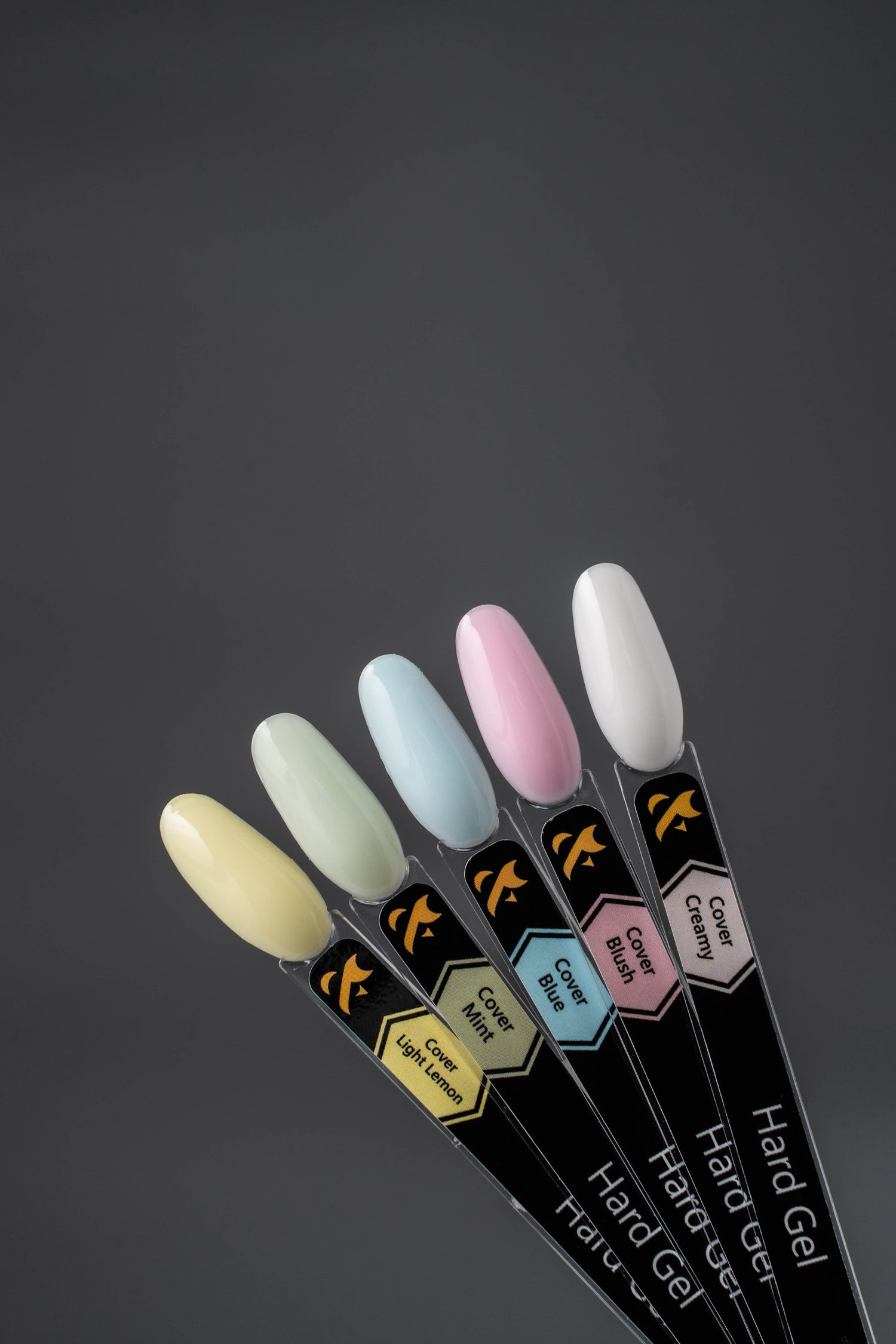 Hard Gel Color Swatches (set of 5)