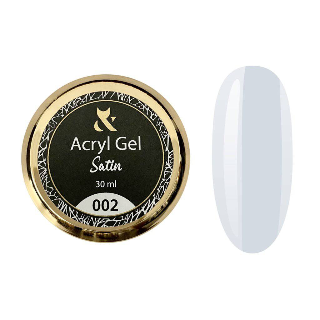 F.O.X Acryl Gel Satin 002 (white) - F.O.X Nails USA