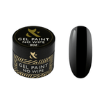 F.O.X Gel Paint No Wipe 002 Black - F.O.X Nails USA