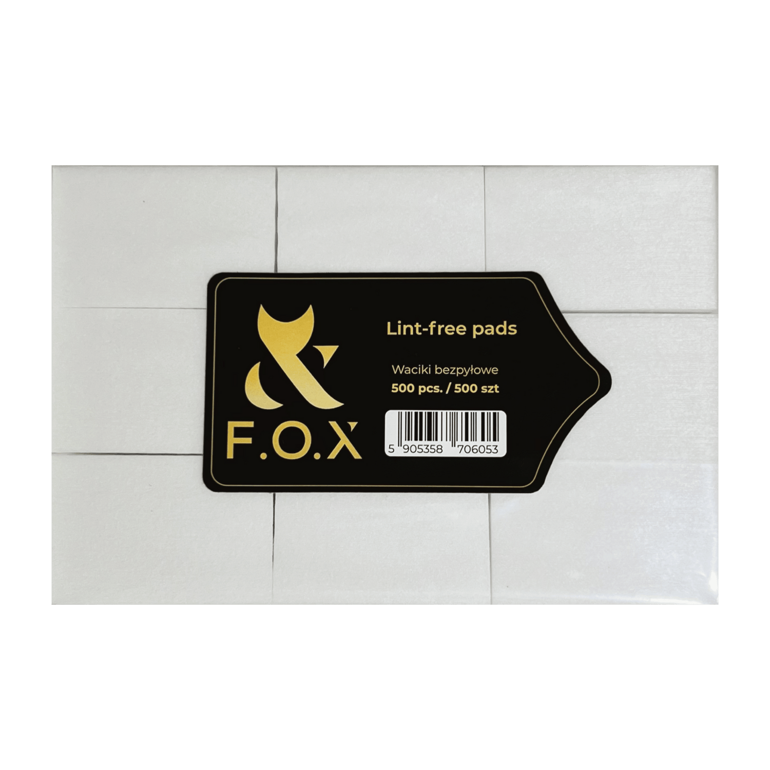 F.O.X Lint-free nail pads (500 pcs) - F.O.X Nails USA
