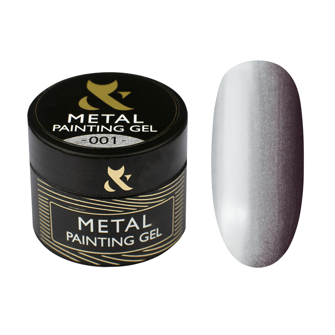 F.O.X Metal painting gel 001 - F.O.X Nails USA