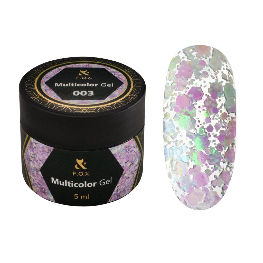 F.O.X Multicolor Gel 003 - F.O.X Nails USA