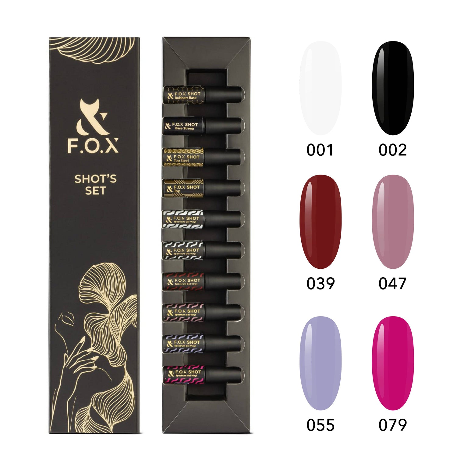 F.O.X SHOT Set (Starter kit) - F.O.X Nails USA