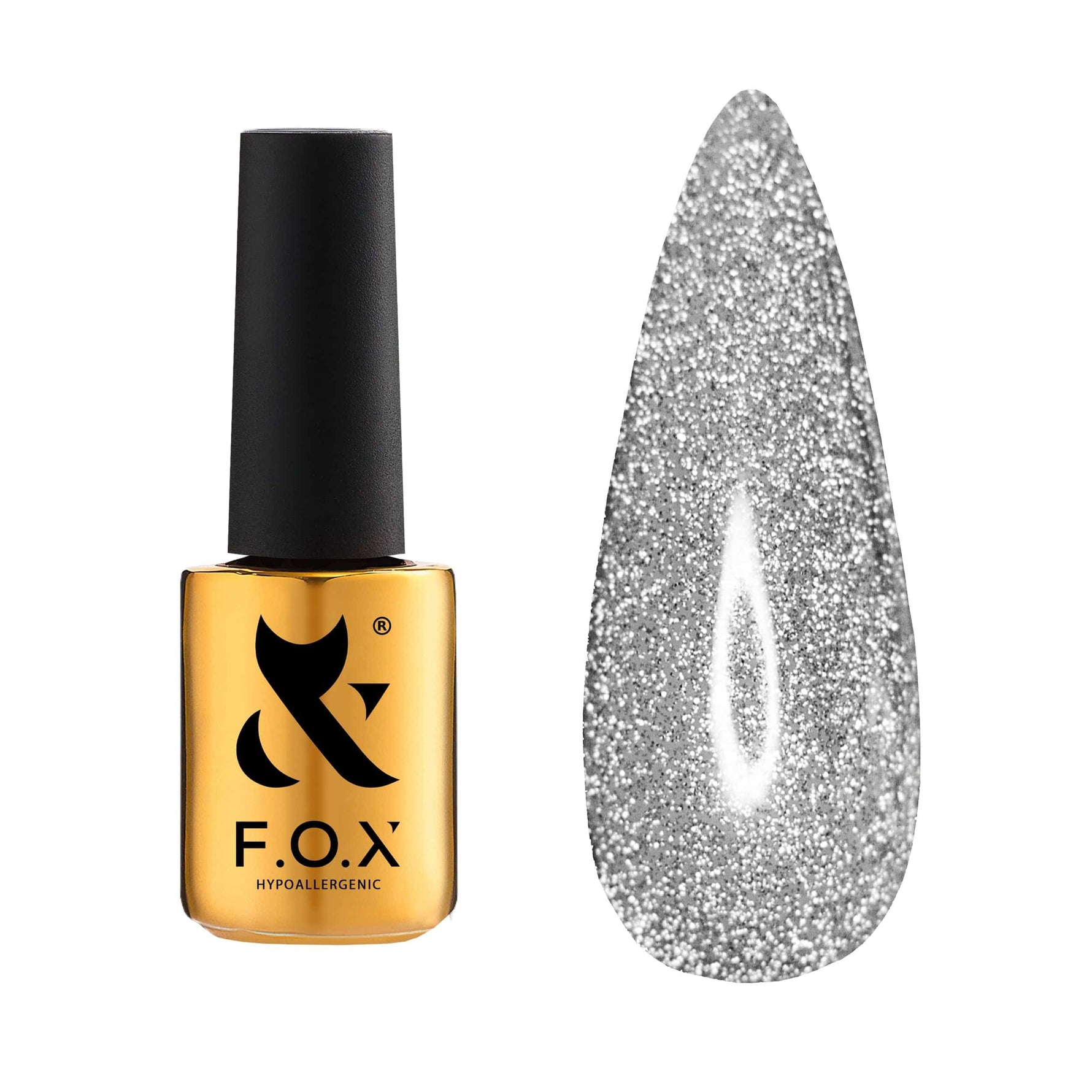 F.O.X Top FLASH (reflective) - F.O.X Nails USA