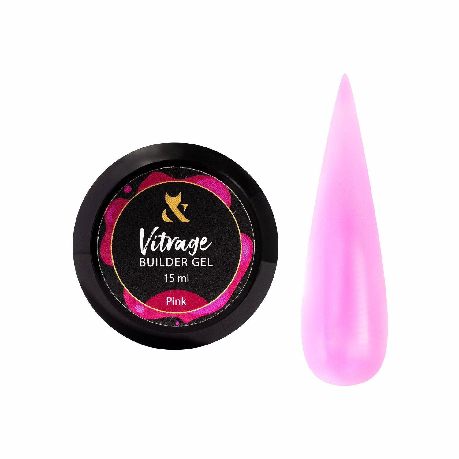 F.O.X Vitrage Gel Pink - F.O.X Nails USA