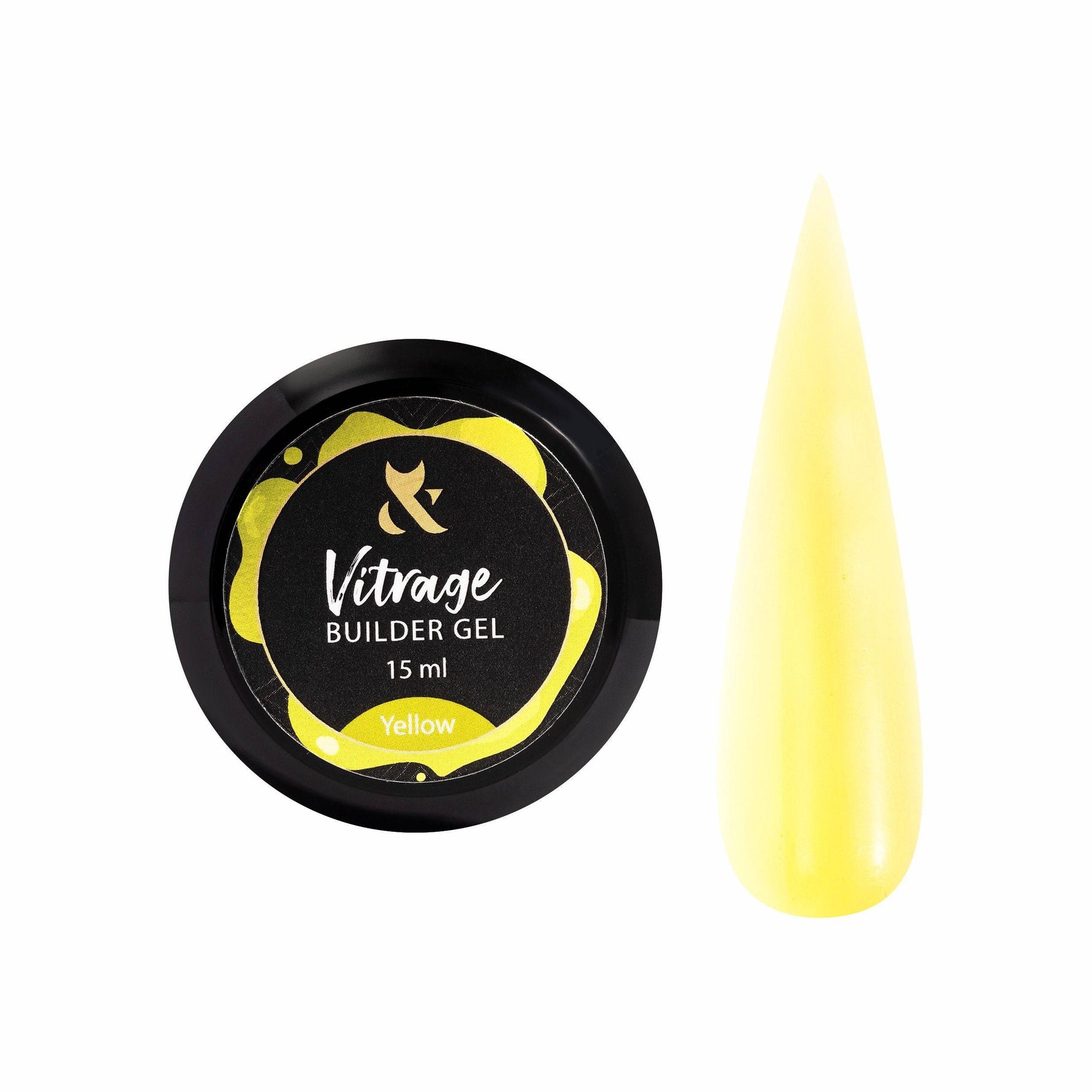 F.O.X Vitrage Gel Yellow - F.O.X Nails USA