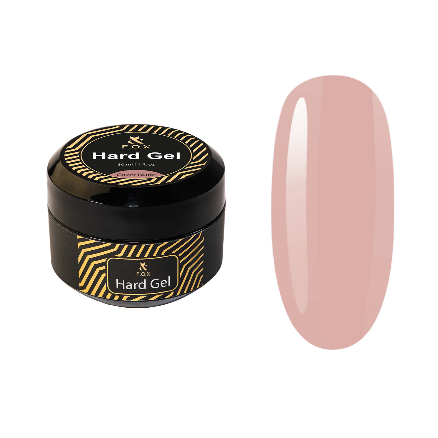 F.O.X Hard Gel Cover Nude, 30 ml