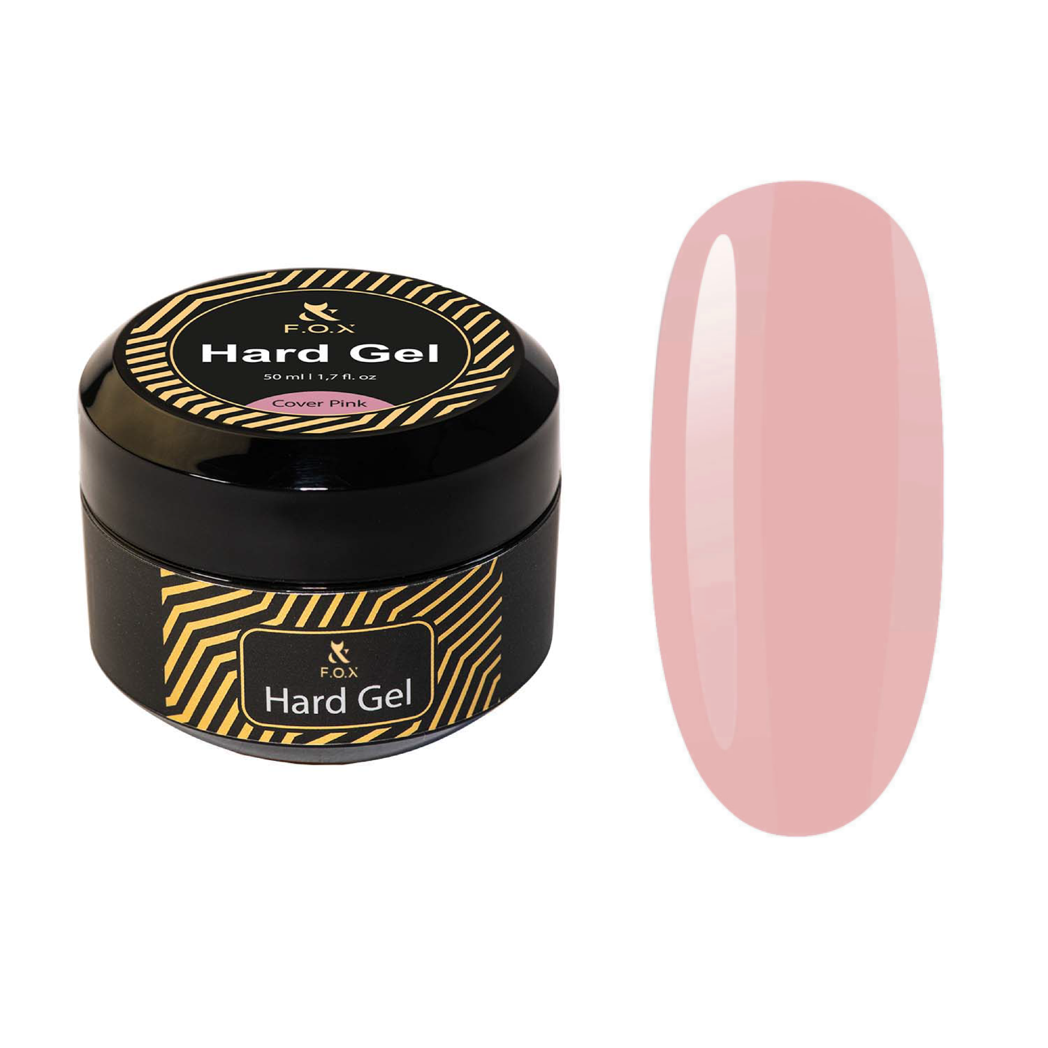 F.O.X Hard Gel Cover Pink, 50 ml