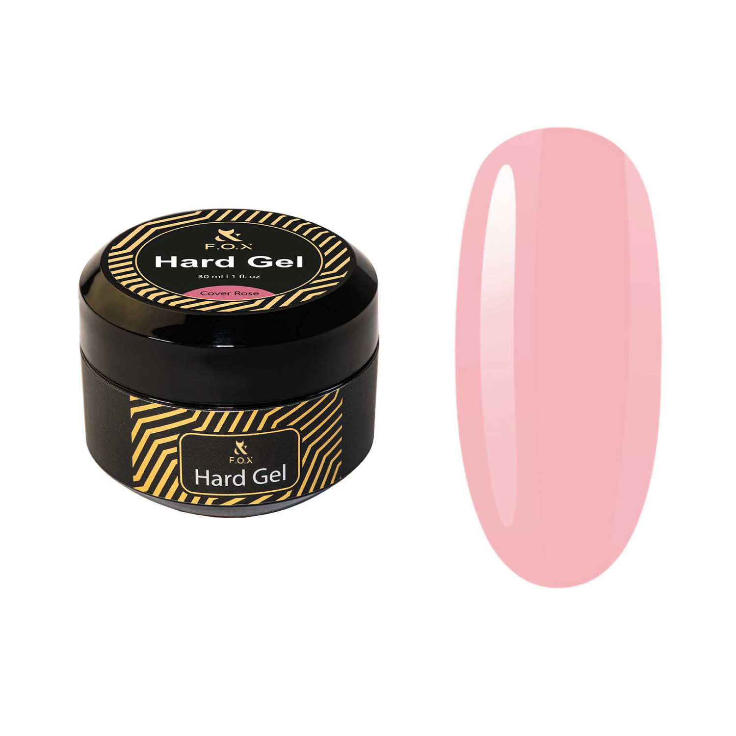 F.O.X Hard Gel Cover Rose, 30 ml