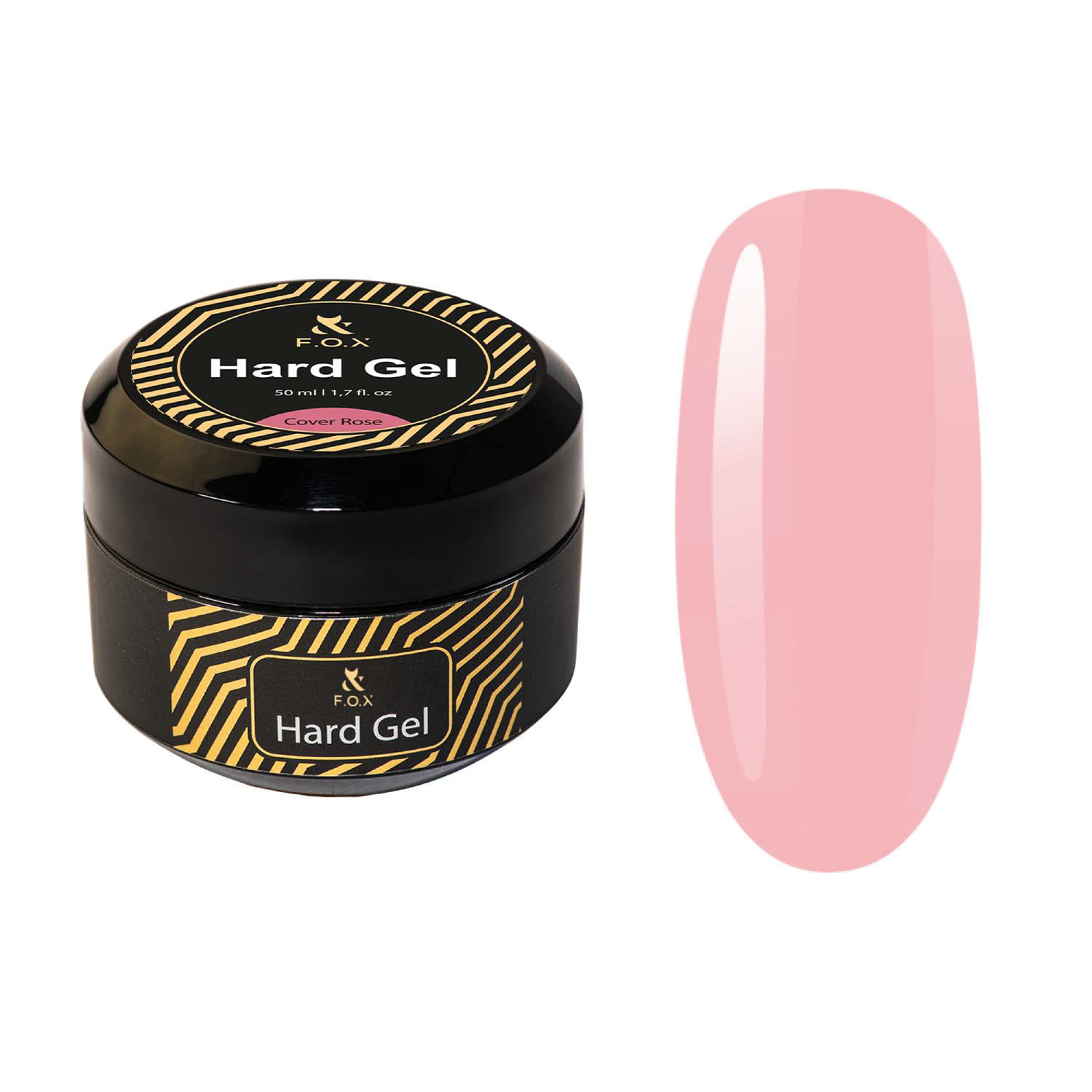 F.O.X Hard Gel Cover Rose, 50 ml