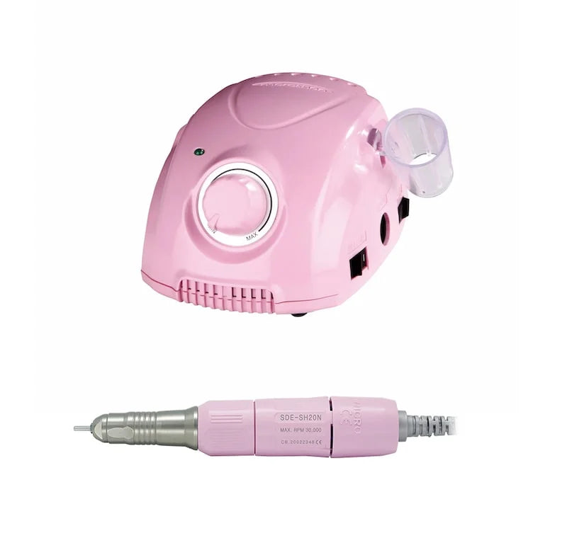 Saeyang Marathon Champion 3 Pink + SH20N 30k RPM — E-File Nail Drill Machine