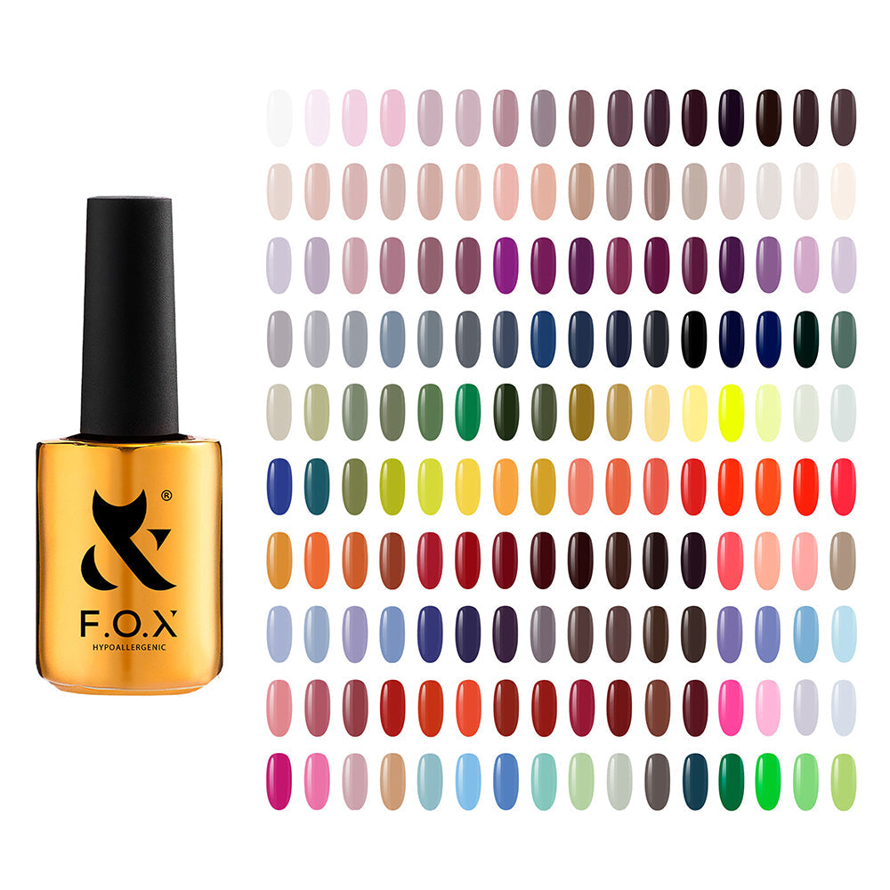 F.O.X Spectrum 001-160 14 ml set + Free Swatches