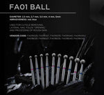 Staleks Diamond nail drill bit "ball" - F.O.X Nails USA