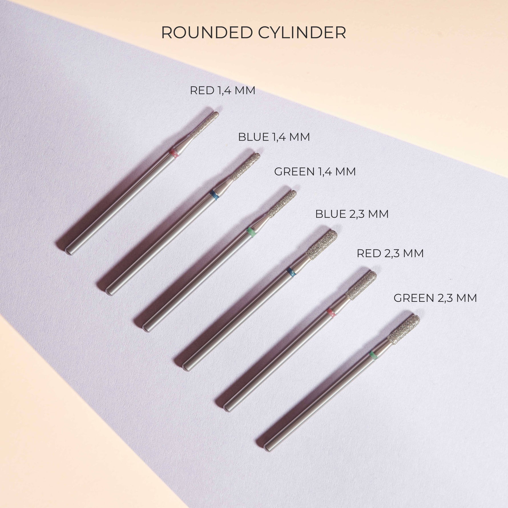 Staleks Diamond nail drill bit "cylinder" - F.O.X Nails USA