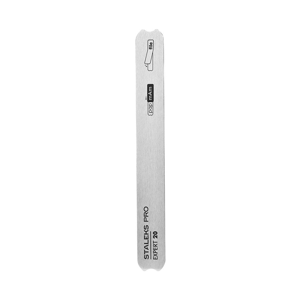 Staleks Nail file papmAm metal straight base EXPERT 20 - F.O.X Nails USA