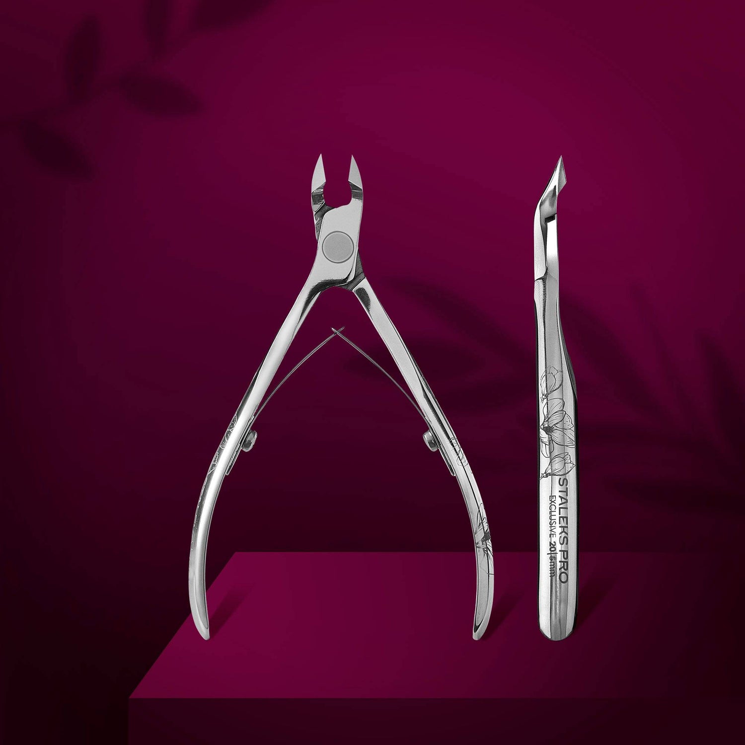 Staleks Professional cuticle nippers EXCLUSIVE 20 (magnolia) - F.O.X Nails USA