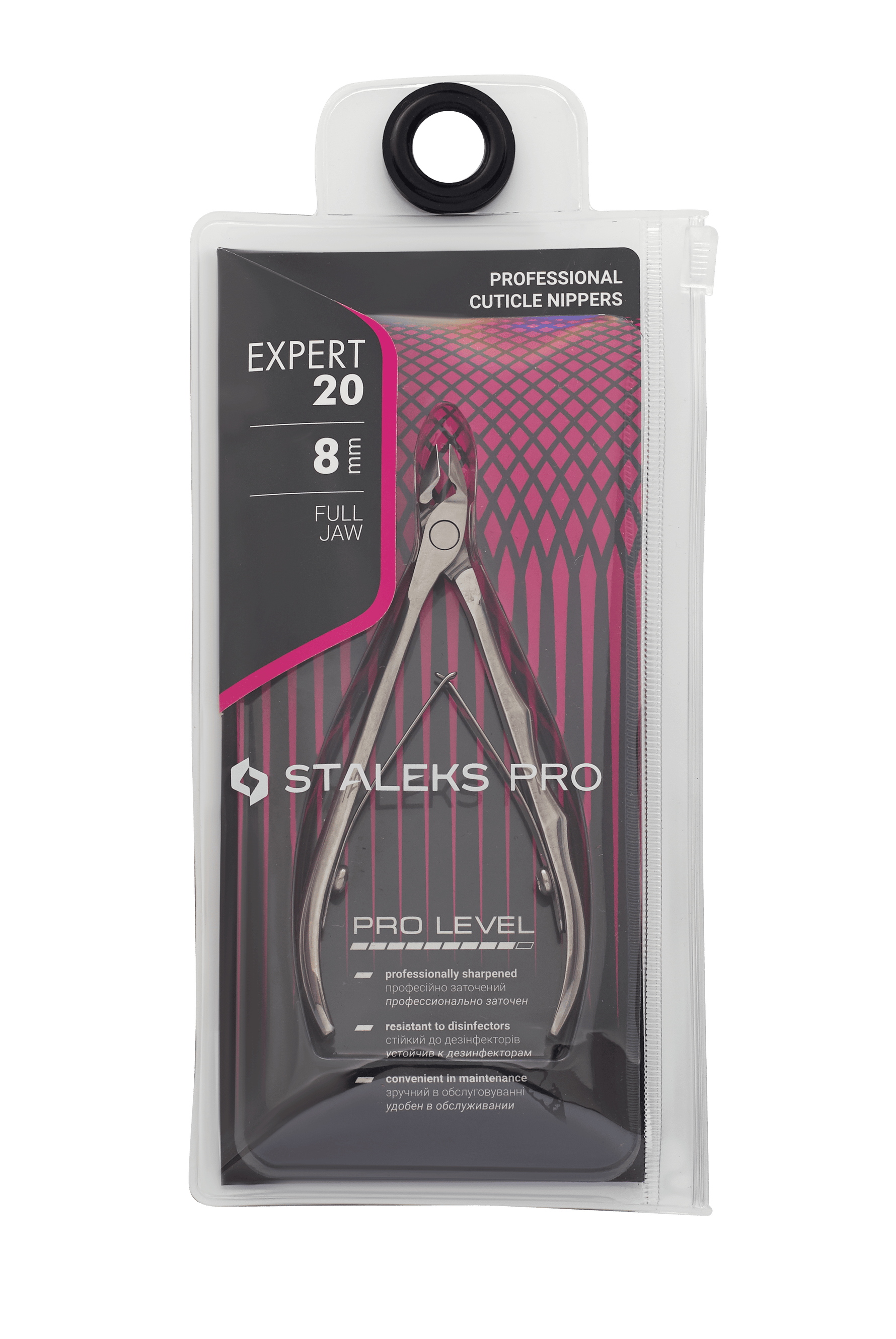 Staleks Professional cuticle nippers EXPERT 20 (8 mm) - F.O.X Nails USA