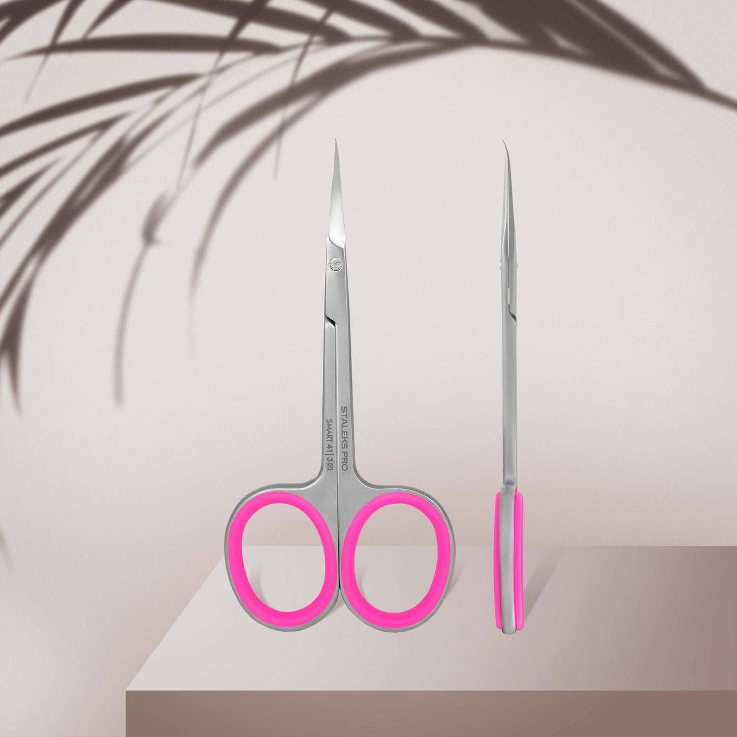 Staleks Professional cuticle scissors with hook SMART 41 TYPE 3 - F.O.X Nails USA