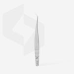 Staleks Professional Eyelash tweezers EXPERT 41 TYPE 9 (L-shaped, 35') - F.O.X Nails USA