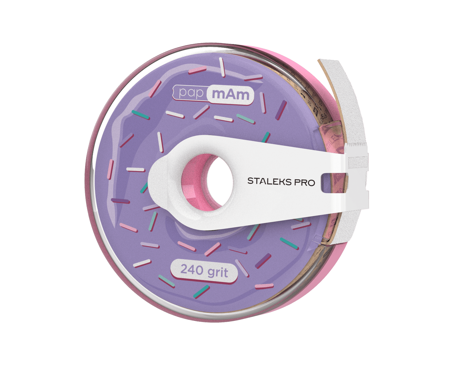 Staleks White disposable abrasive tape papmAm EXPERT in a plastic case STALEKS PRO - F.O.X Nails USA